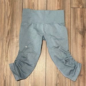 2 pairs of Lululemon Seamlessly Street Crop